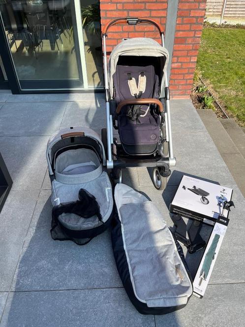 Kinderwagen Mutsy iGO Pure Fog Zilver Frame, Kinderen en Baby's, Kinderwagens en Combinaties, Kinderwagen, Mutsy, Met reiswieg