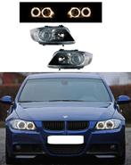 BMW 3 serie E90 E91 halogeen koplampen met Angel Eyes, Verzenden, Nieuw, BMW