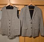 Kostuum 3 delig, Ophalen, Maat 52/54 (L), Zo goed als nieuw, Grijs