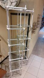 Présentoir professionnel métal + étagères en verre, Enlèvement