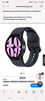 Nieuwe smartwatch 6 40 mm, Handtassen en Accessoires, Nieuw, Ophalen of Verzenden, Zwart