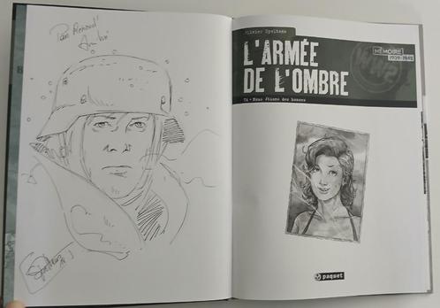 Bd L'armée de l'ombre 4 Dédicace EO Speltens Neuf, Boeken, Stripverhalen, Nieuw, Eén stripboek, Ophalen of Verzenden