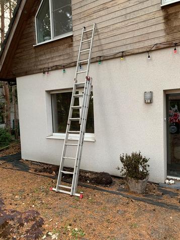 Alu ladder 3 x 9 treden beschikbaar voor biedingen