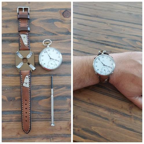 Omega Pocket Watch Converter(zakhorloges converter)latsde st, Handtassen en Accessoires, Horloges | Heren, Nieuw, Zakhorloge, Omega