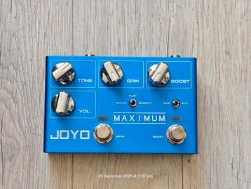 Joyo Maximum (R-05) overdrive/boost pedaal (als nieuw) beschikbaar voor biedingen