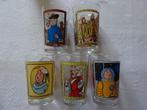 Tintin Amora-glas uit 1994 - 5 modellen, Verzamelen, Ophalen of Verzenden, Zo goed als nieuw, Waterglas