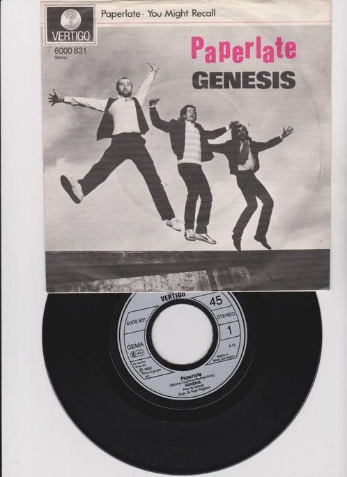 Genesis – Paperlate / You Might Recall   1982, Cd's en Dvd's, Vinyl Singles, Gebruikt, Single, Pop, 7 inch, Ophalen of Verzenden
