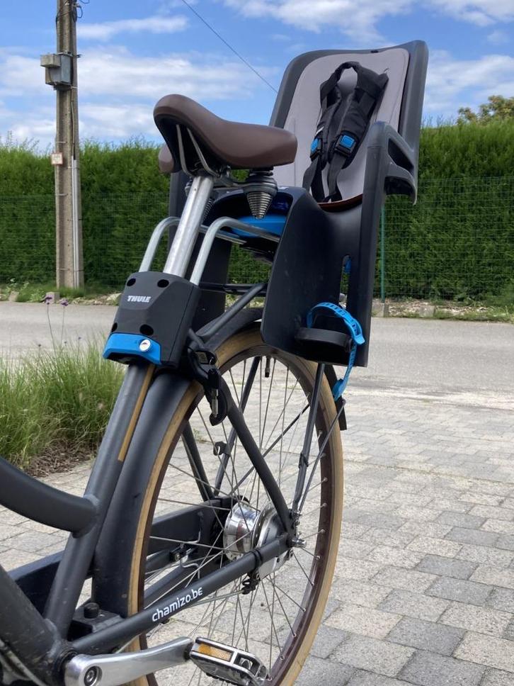 Thule fietsstoeltje, Fietsen en Brommers, Fietsaccessoires | Fietsstoeltjes, Gebruikt, Achterzitje, Voetsteuntjes, Ophalen