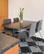 Massive granieten tafelblad met poot., Huis en Inrichting, Ophalen, Zo goed als nieuw