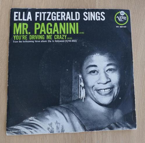 7"  Ella Fitzgerald ‎– Mr. Paganini, Cd's en Dvd's, Vinyl Singles, Zo goed als nieuw, Single, Jazz en Blues, 7 inch, Ophalen of Verzenden