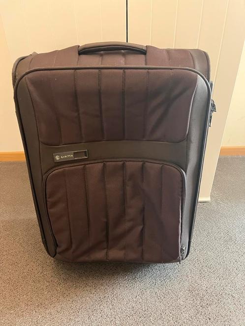 Valies CARLTON TSA slot bruin  (61x45x21cm)🛫🧳🇺🇸, Handtassen en Accessoires, Koffers, Gebruikt, Overige materialen, 70 cm of meer