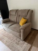 2-zit / bruin/ fijne velours, Huis en Inrichting, Ophalen, Klassiek / neutraal, Tweepersoons, 75 tot 100 cm