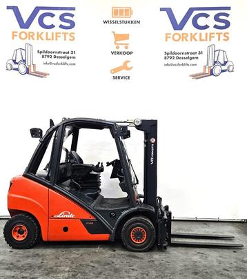 Linde heftruck 2.5 ton diesel met garantie beschikbaar voor biedingen