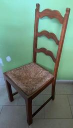 Te renoveren eiken stoelen, Huis en Inrichting, Stoelen, Vijf, Zes of meer stoelen, Gebruikt, Vintage, Bruin
