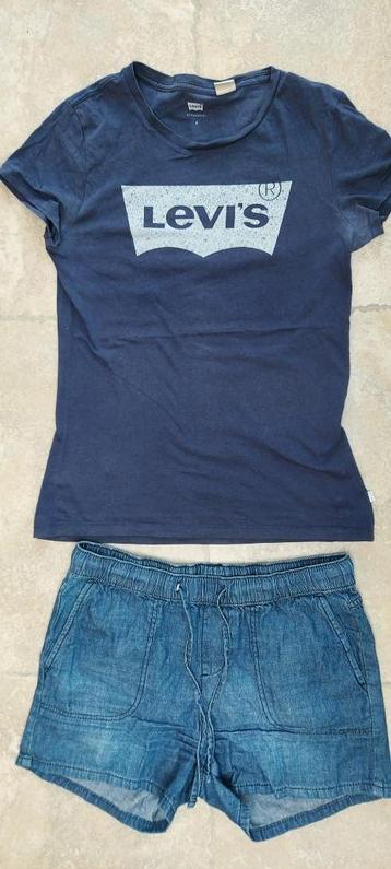 Mooie jeans short mt 36 (zie foto's)