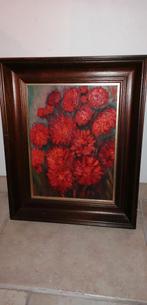 Schilderij met rode bloemen, Ophalen