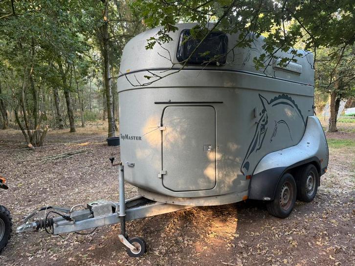 Bockmann 2paardstrailer met zadelkamer, Dieren en Toebehoren, Paarden en Pony's | Trailers en Aanhangwagens, Zo goed als nieuw