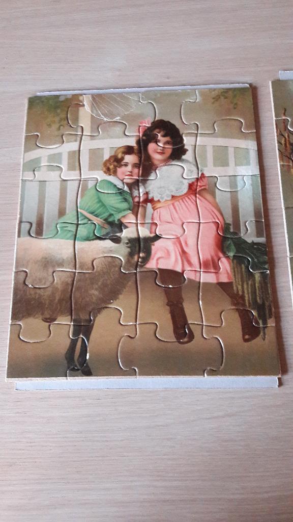 4 très anciens puzzles, Antiquités & Art, Antiquités | Jouets, Enlèvement ou Envoi