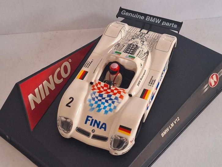 Ninco Bmw Lmr V12 Fina #2 50193 WEG GEEF DEAL, Kinderen en Baby's, Speelgoed | Racebanen, Nieuw, Racebaan, Elektrisch, Overige merken