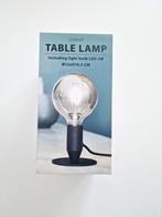 Jysk - Lampe de table - Pied en métal noir - Neuve !, Minder dan 50 cm, Nieuw, Metaal, Ophalen