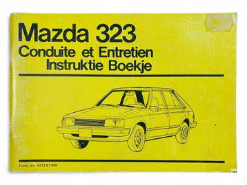 Mazda 323 Instruktieboekje 1980 NL/FR Conduite Et Entretien beschikbaar voor biedingen