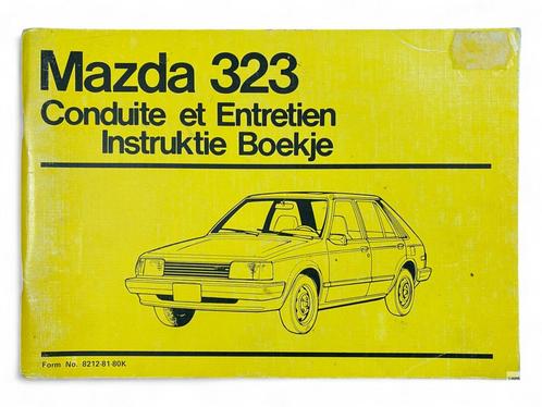 Mazda 323 Instruktieboekje 1980 NL/FR Conduite Et Entretien, Auto diversen, Handleidingen en Instructieboekjes, Ophalen of Verzenden
