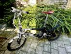 Elektrische plooifiets Ahooga zwart met baggagedrager, Ophalen, Gebruikt, Minder dan 30 km per accu, Overige merken