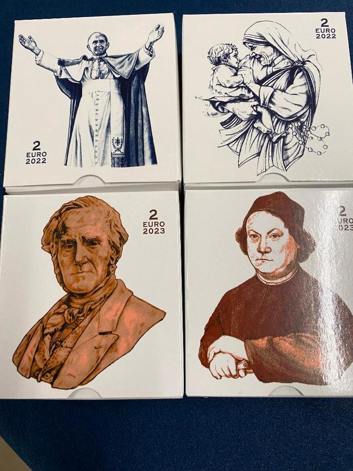 2 euro munten Vaticaanstad, Timbres & Monnaies, Monnaies | Europe | Monnaies euro, Monnaie en vrac, 2 euros, Vatican, Enlèvement