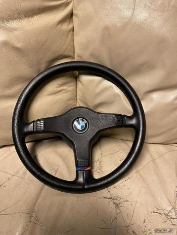 Bmw E30 mtechnik stuur zwart leder M3 E34 E24 3-serie E32  beschikbaar voor biedingen