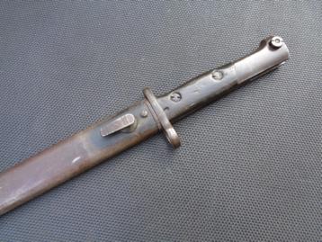 Belg. FN Model 98 Mauser bajonet met bijhorende schede beschikbaar voor biedingen