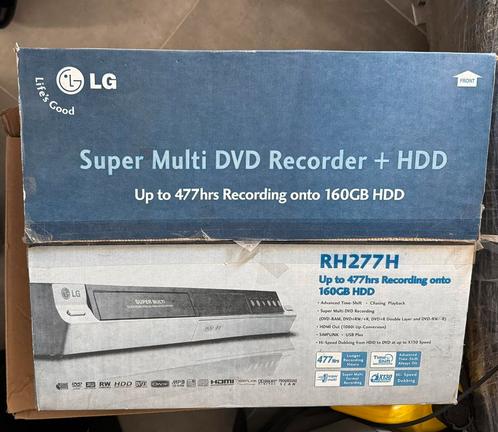 Super multi DVD RECORDER + HDD LG, TV, Hi-fi & Vidéo, Lecteurs DVD, Comme neuf, Enregistreur DVD, LG