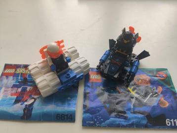 LEGO 6115+6814 Shark Scout & Ice Tunnelator (Years 1993 and 