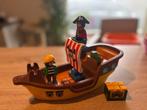 Playmobil 1 2 3 - 9118 - Piratenschip, Ophalen of Verzenden, Gebruikt, Complete set