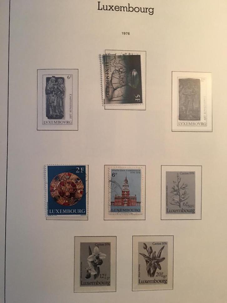 Album de Davo Luxembourg avec feuilles d'album 1976 à 2005, Timbres & Monnaies, Timbres | Europe | Autre, Non oblitéré, Luxembourg