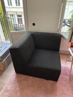 Fauteuil en tissus, Huis en Inrichting, Fauteuils, Ophalen, Gebruikt, 75 tot 100 cm, 75 tot 100 cm