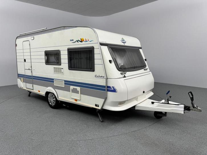Hobby Exclusive 440 SB Mover Voortent, Caravans en Kamperen, Caravans, tot en met 4, Treinzit, Hobby, Vast bed, 4 tot 5 meter