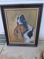 Schilderij jachthond, Antiek en Kunst, Ophalen