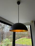 Lampe suspendue noire moderne avec intérieur doré, Enlèvement, Comme neuf