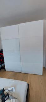 Mooie witte kleerkast met schuifdeuren, Ophalen, Zo goed als nieuw, 150 tot 200 cm, 200 cm of meer