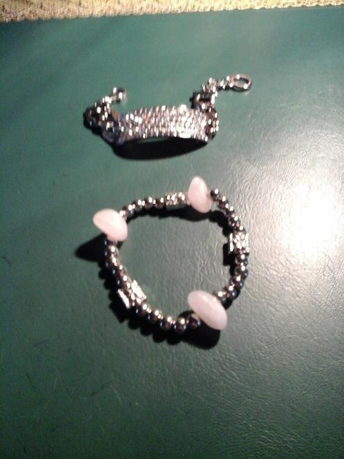 2 sierarmbanden, Handtassen en Accessoires, Armbanden, Nieuw, Overige materialen, Zilver, Ophalen of Verzenden