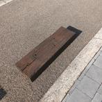 Spoorwegbal te koop., Tuin en Terras, Bielzen en Borduren, Ophalen, Gebruikt, Hout