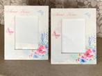 2 mooie fotokaders "Sweet home". Perfecte staat, Minder dan 50 cm, Ophalen of Verzenden, Zo goed als nieuw, Minder dan 50 cm