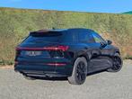 Audi Q8 e-tron (Q8)e-tron - 2x s-line - sportstuur - B&O, Auto's, Automaat, Gebruikt, Zwart, 408 pk