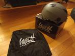 Westt fiets- of stephelm met vizier maat S-M, Fietsen en Brommers