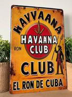 Metalen reclamebord Havana Club, Verzamelen, Ophalen of Verzenden, Nieuw, Reclamebord