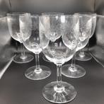 6 verres à vin rouge Baccarat (Tous estampillés), Ophalen