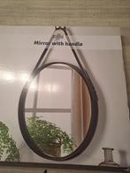 Ronde spiegel van 51 cm met handvat, Huis en Inrichting, Woonaccessoires | Spiegels, Ophalen, Nieuw, Rond