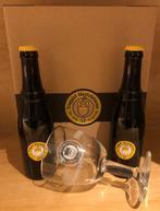 2 flesjes Westvleteren 12" MET 1 groot glas 33cl: 25 €, Ophalen, Flesje(s), Overige merken