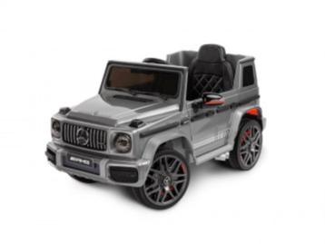 Mercedes G63, 12 volt Kinder Accu Auto, rubberen banden,.