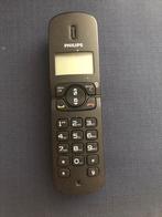 Complete draadloze telefoon van philips, met oplader., Telecommunicatie, Vaste telefoons | Handsets en Draadloos, Zo goed als nieuw